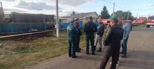 Сегодня в деревне Саитово в пожаре погибли семь человек