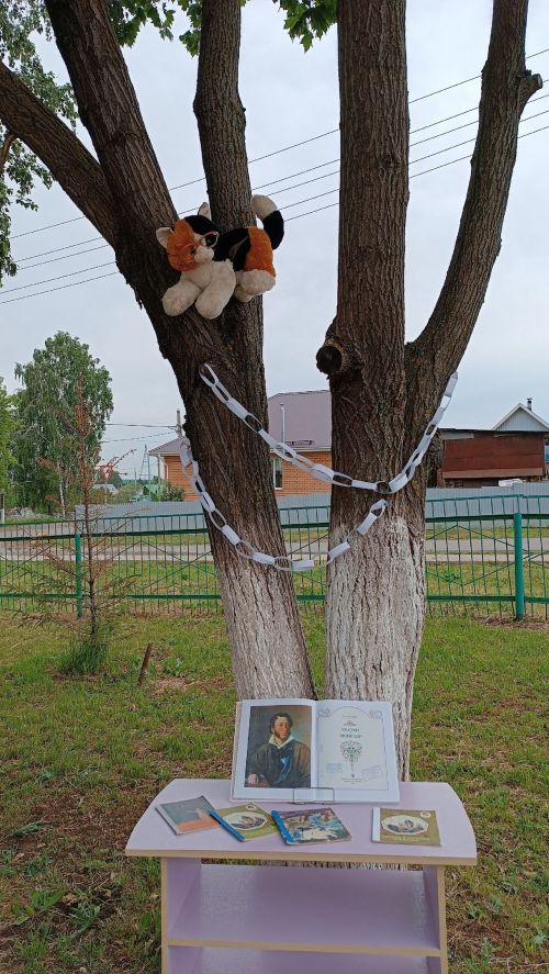 Мәләкәс мәдәният йортында җәйге мәктәп яны лагерында тәрбияләнүче балалар өчен “Пушкин әкиятләре юллары буйлап” квест-уены узды