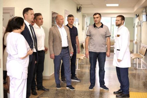 Сегодня Министр здравоохранения РТ Марсель Миннуллин посетил Центральный объект здравоохранения Тукаевского района