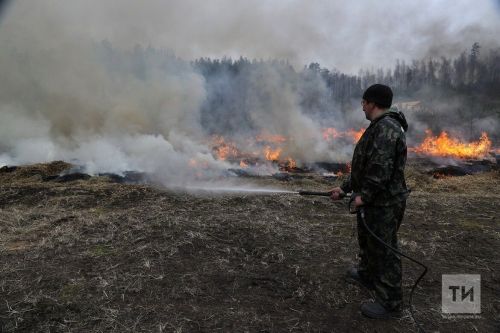 Штормовое предупреждение о сохранении высокой и чрезвычайной пожарной опасности лесов на территории Республики Татарстан