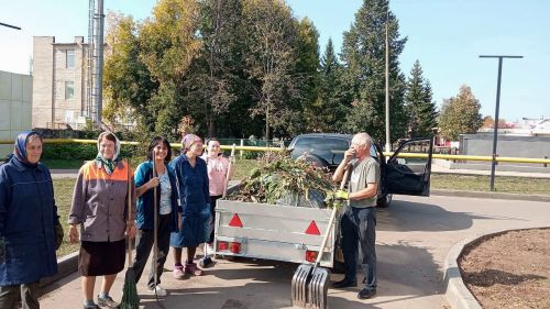 В Князевском сельском поселение прошла экологическая акция «Сделаем краше поселение наше» по благоустройству территории парка культуры и отдыха