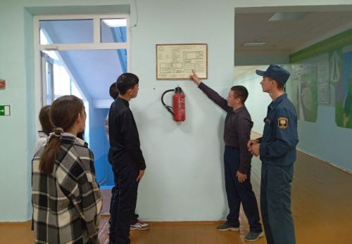 День профилактики: Уроки пожарной безопасности в школе Тлянче-Тамак