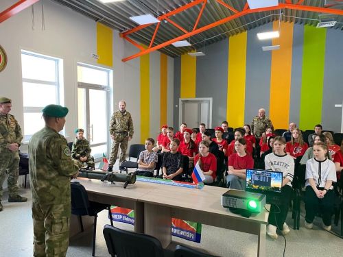 На базе лагеря «Балкыш» прошел первый слёт юнармейцев