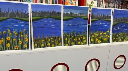 Любители искусства объединяются в Иштеряковской библиотеке