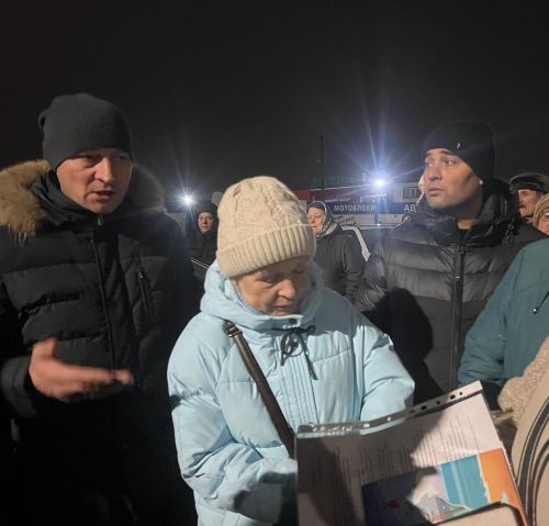 Состоялась встреча с жителями поселка Кама