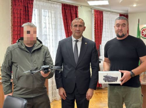 Камил Нәҗмиев «Тимер»  батальоны сугышчысы белән очрашты
