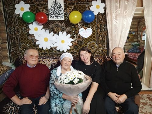 Яркий юбилей самой активной жительницы
