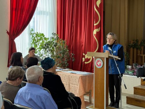 В Стародрюшском доме культуры прошла полезная встреча для пожилого населения