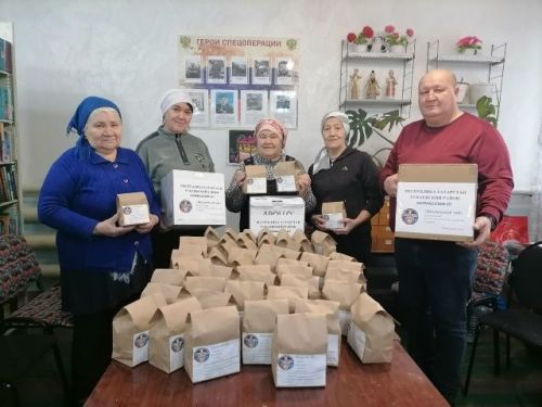 Калмаш авыл китапханәсендә Хәрби хезмәткәрләргә ярдәм акциясе узды