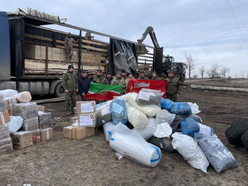 Мәләкәс авыл җирлегеннән безнең 430 нчы полк сугышчыларына гуманитар ярдәм китерелде
