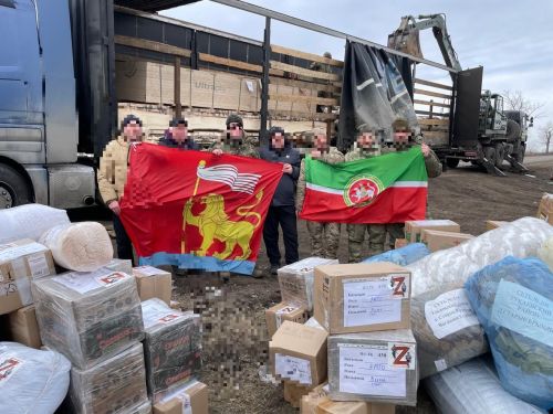 Мәләкәс авыл җирлегеннән безнең 430 нчы полк сугышчыларына гуманитар ярдәм китерелде