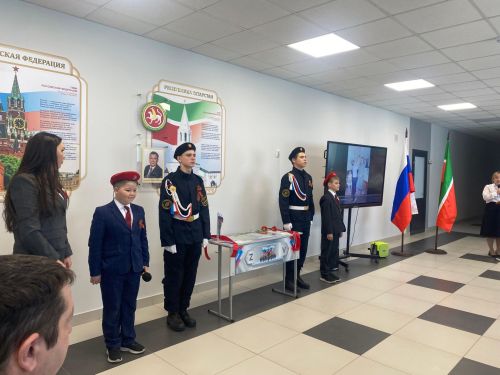 Круглое Поле поселогы мәктәбе «Герой партасы» Бөтенроссия проектына кушылды