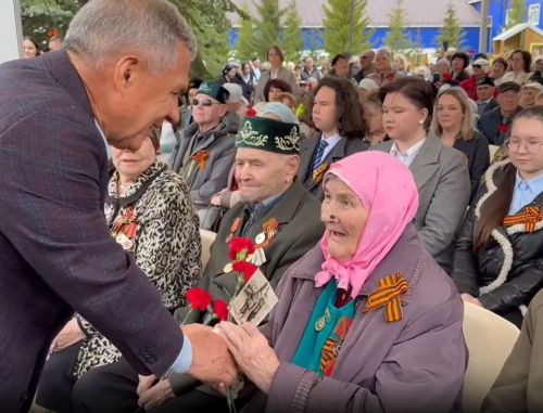 В Тукаевском районе зажгли «Храним огонь Победы»