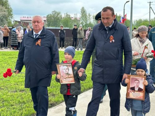 Руководитель Исполнительного комитета Камиль Назмиев принял участие в торжествах в честь 80-летия Победы в селе Тлянче-Тамак