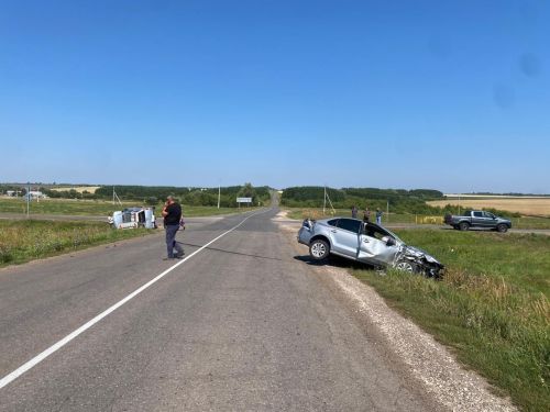 ДТП в Тукаевском районе с участием Вольксваген поло и Митсубиси