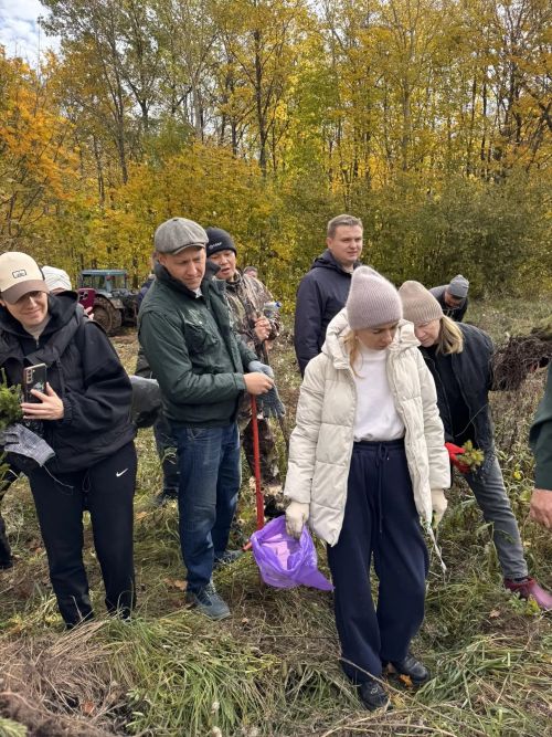 В Тукаевском районе высадили две тысячи новых елей
