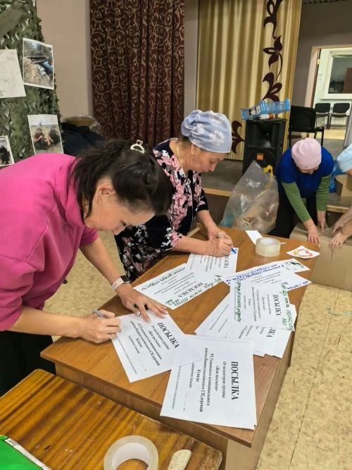 Куады авылының «Җан җылысы» волонтерлар төркеме СВО егетләренә чираттагы ярдәм озатты