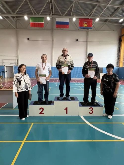 В районе прошла Спартакиада среди пожилых людей