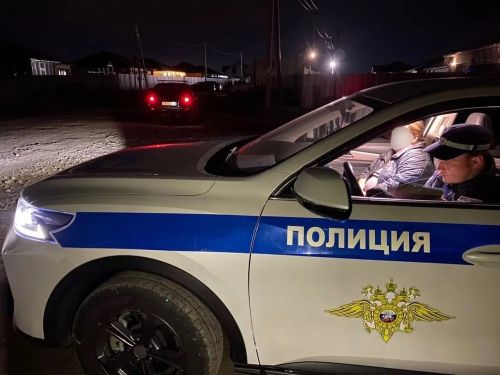 На выезде из Челнов в Тукаевском районе остановили пьяного молодого водителя иномарки