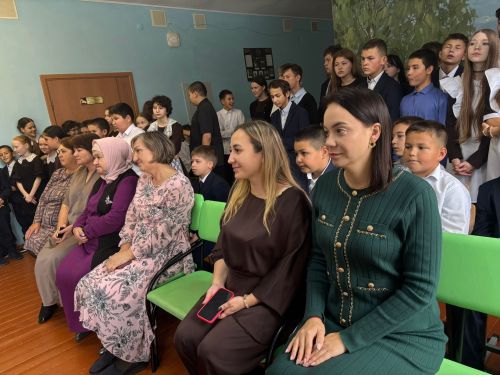 В Мусабай-Заводской школе прошёл концерт ко Дню учителя
