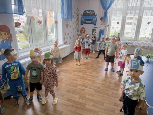 В детском саду «Звездочки» прошло интерактивное занятие по ПДД