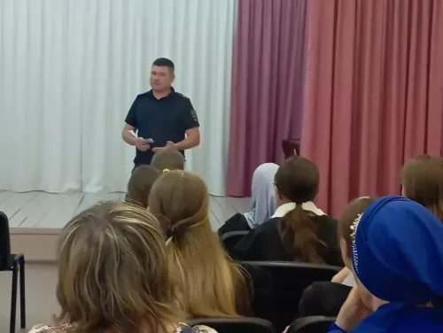 Ильнар Каюмов провел урок безопасности в селе Семекеево
