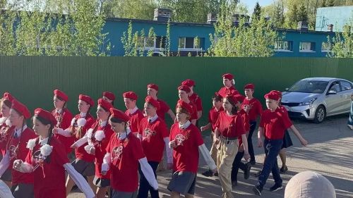 Парад для одного Героя: в селе Калмаш чествовали ветерана ВОВ