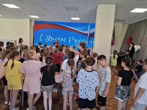 Мәктәп яны лагерьларында бәйрәм чаралары узды