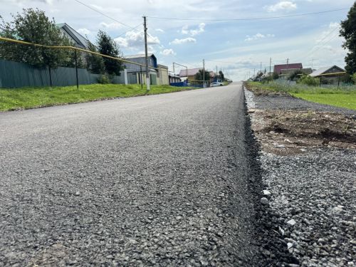 В селе Казаклар по республиканской программе ремонтируют дорогу за 52 млн рублей