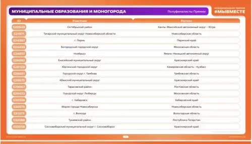 Тукаевский район стал полуфиналистом Международной премии #МЫВМЕСТЕ