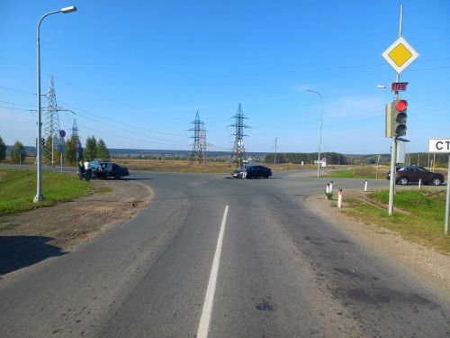 В Тукаевском районе при столкновении автомобилей пострадала женщина