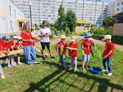 В детском саду «Звездочки» прошли совместные соревнования со школьниками