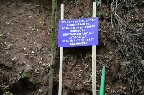 Урман эчендәге фронт сызыгы: район волонтерлары Мөслимдә чишмә ачу тантасында булып кайтты