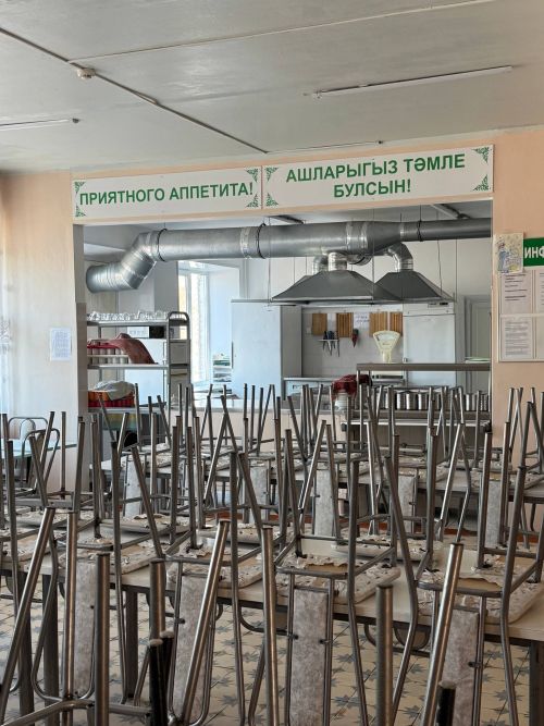 Новотроицкое урта мәктәбендә капиталь ремонт барышы