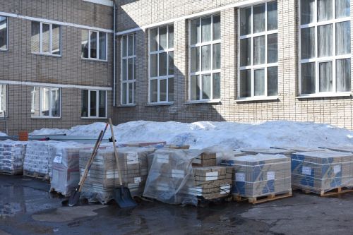 Новотроицкое урта мәктәбендә капиталь ремонт барышы