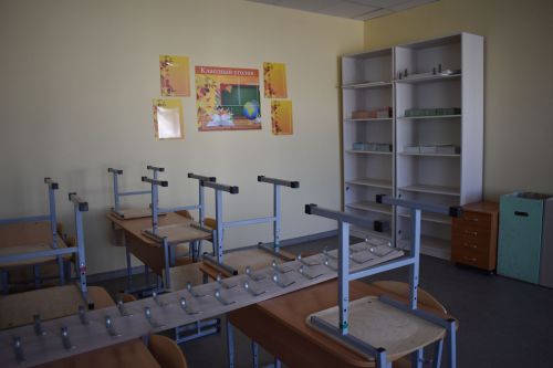 Новотроицкое урта мәктәбендә капиталь ремонт барышы