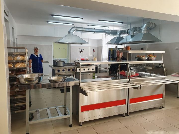 Произведен ремонт в пищеблоке Круглопольской школы