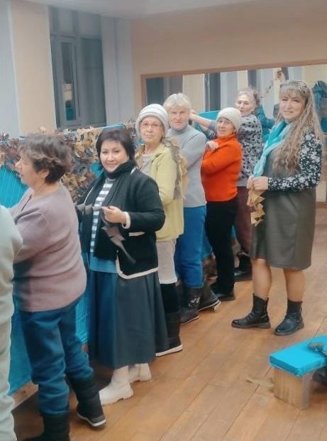 Единство и патриотизм: Мастер-класс по плетению сетей в Новопоселковом СДК