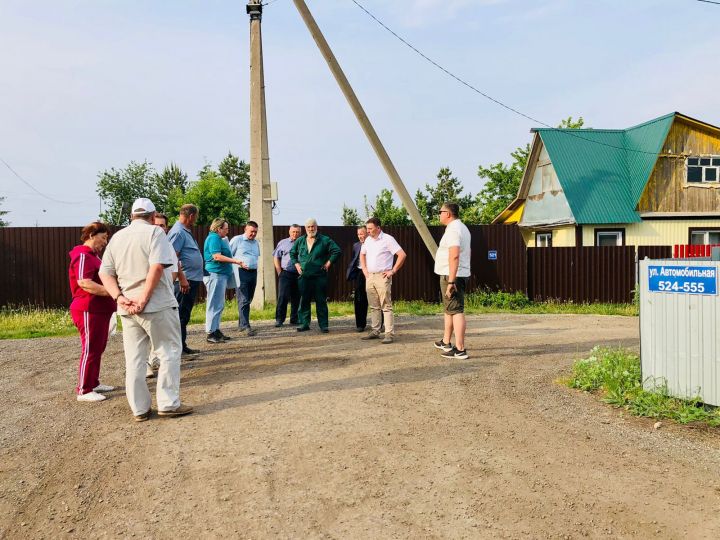 В рамках надзорной деятельности прокурором Тукаевского района был осуществлен выезд на территорию СНТ Транспортник