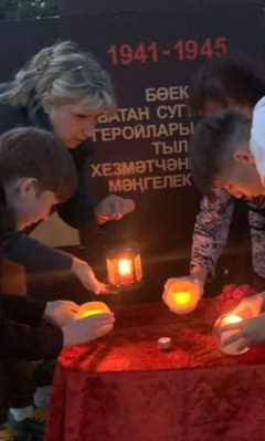 Новосарайлинский сельский клуб присоединился к акции «Свеча Памяти»