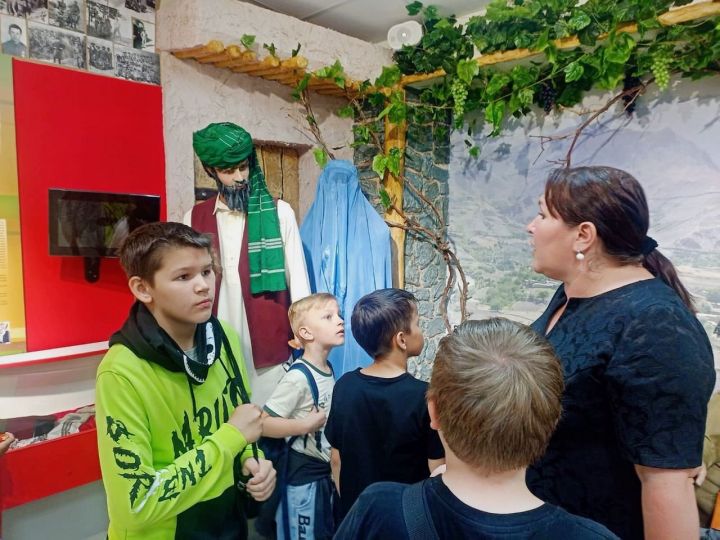 Шилнәбаш авылы балалары «Гиндукуш» сугышчан дан музеенда булдылар