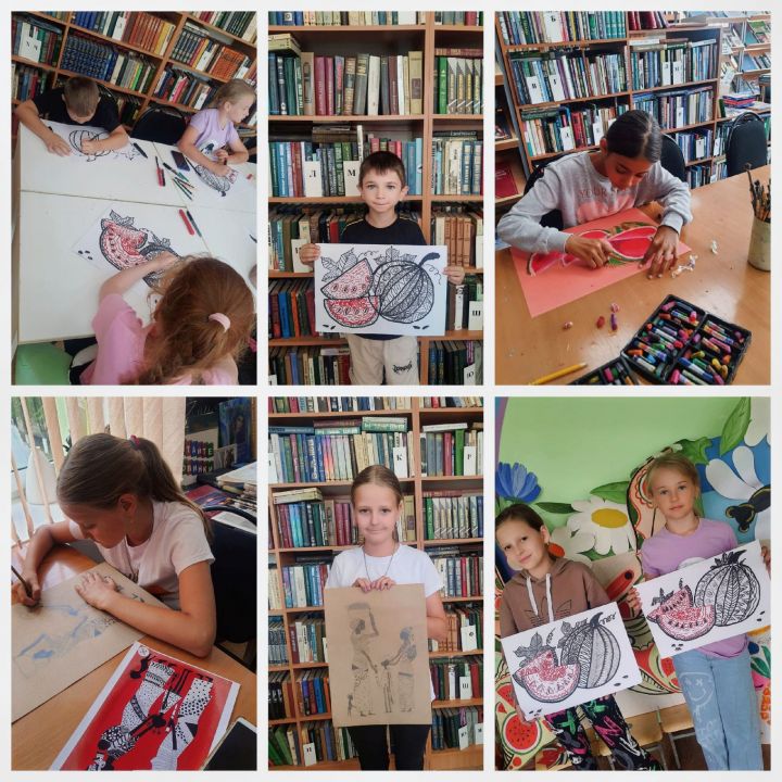 Библиоостров «Юные открыватели» провели мероприятия на тему «Арбузы»