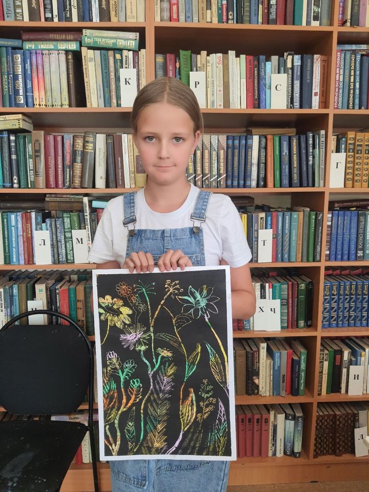 В Татарстанской библиотеке прошёл мастер-класс по выполнению «Ботанический барельеф»