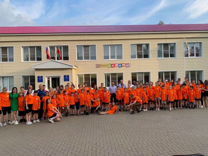 Прошло торжественное открытие спортивной летней смены 2023 года лагеря «Балкыш»