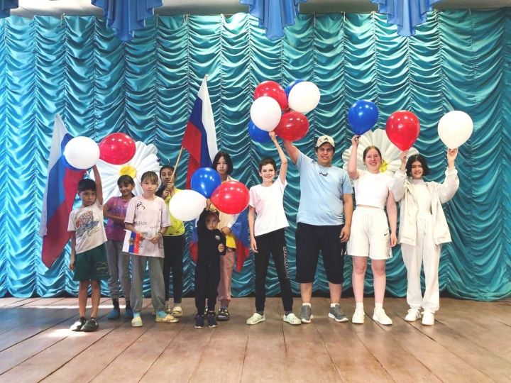 Верхнебайларский СК провели мероприятие для детей посвященное Дню Государственного флага