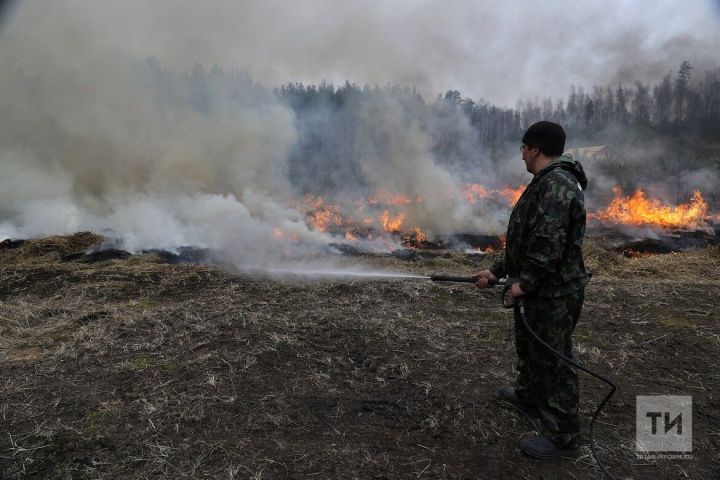 Штормовое предупреждение о сохранении высокой и чрезвычайной пожарной опасности лесов на территории Республики Татарстан