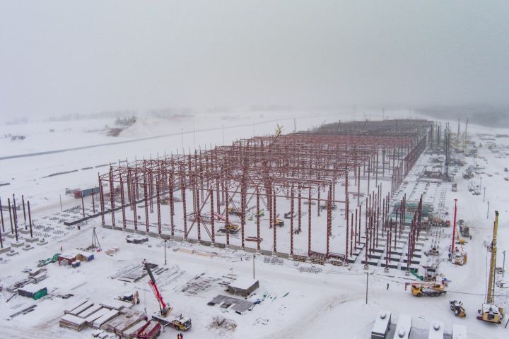 В Тукаевском районе продолжается строительство крупнейшего логистического терминала в России
