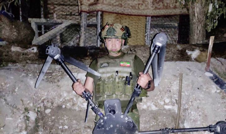 Боец из Тукаевского района с позывным «Бэтр» нейтрализовал опасный дрон
