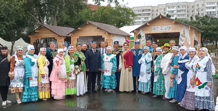 Сабантуй в Тюмени: Тукаевский район принял участие в национальном празднике