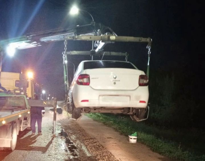 ГИБДД Тукаевского района задержала пьяного водителя «Рено Логан»